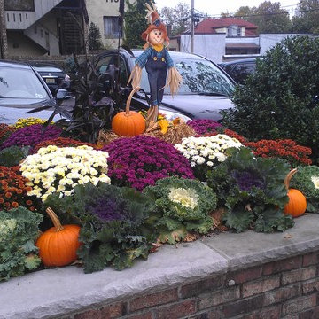 Fall Decorating install.