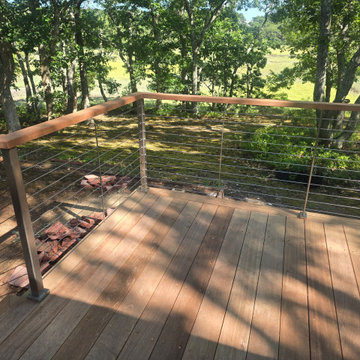 Deck with marsh view