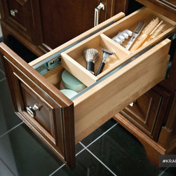KraftMaid: Vanity Wood Tiered Drawer Storage - Bathroom Organizers