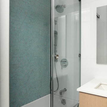 Sea Glass Guest Bathroom Renovation - NYC