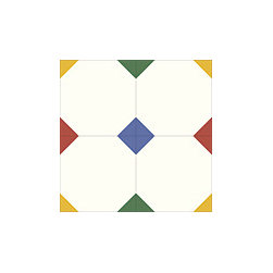 "Octagonal" 8x8 Encaustic Cement Tiles - Wall And Floor Tile