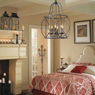 Sea Gull Lighting 6-Light Turbinio Foyer Light in Blacksmith