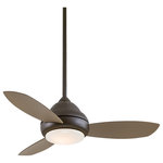 Minka-Aire - Concept I 1 Light 44 in. Indoor Ceiling Fan, Oil Rubbed Bronze - This 1 light Ceiling Fan from the Concept I collection by Minka-Aire will enhance your home with a perfect mix of form and function. The features include a Oil Rubbed Bronze finish applied by experts.