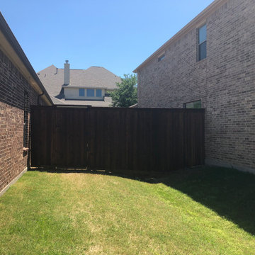 Build New Fence Cedar The Colony Texas Plano Frisco McKinney Celina Prosper