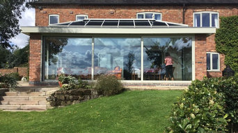 Aluminium Windows and Orangery with Sliding Doors Fitted in Farm House