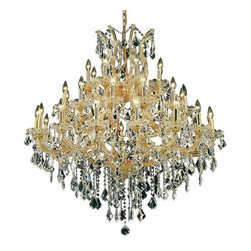 Elegant Lighting - Elegant Lighting 2800G44G/EC Chandelier Maria Theresa - Chandeliers