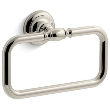 Kohler Artifacts Towel Ring, Vibrant Polished Nickel