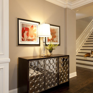 Inspiration for a timeless entryway remodel in San Diego