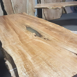 Live Edge Maple Dining Table - Dining Tables