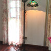 LIAISON Tiffany-style 1 Light Victorian Reading Floor Lamp 13" Shade