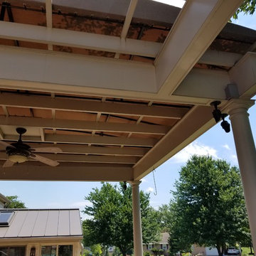 Fabric pergola cover