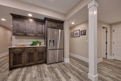 Inspiration for a rustic home design remodel in Other