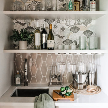 Built-In Wet Bar + Storage