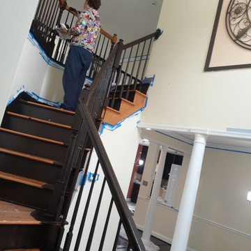Staircase and Living Area Update