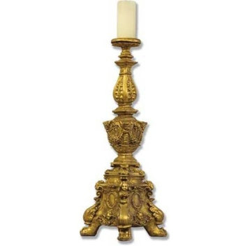 Ornate Candleholder Tall 33 Religious Sculpture