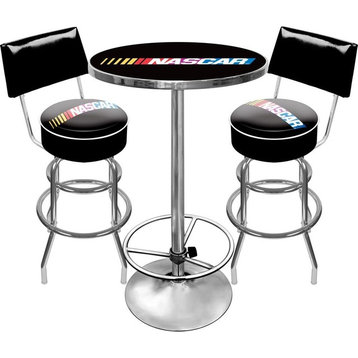 NASCAR Gameroom Combo 2 Stools w Back & Table