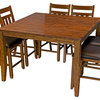 Mason 54" Square Gather Height Dining Table, with (1) 18" Butterfly Leaf