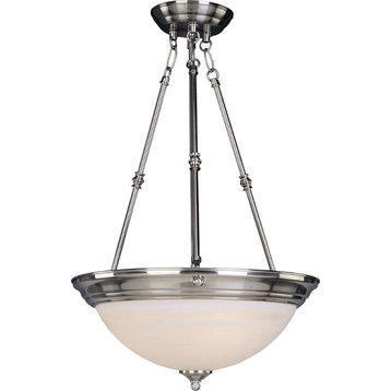 Maxim Lighting 5845MRSN Essentials - Three Light Invert Bowl Pendant