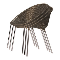 Kenneth Cobonpue Dimple Stacking Armchair - Outdoor Lounge Chairs