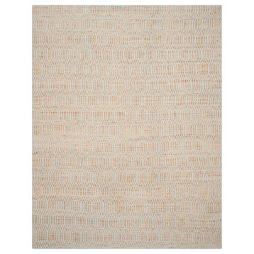 Safavieh Cape Cod Collection CAP822 Rug, Silver/Natural, 10'x14'