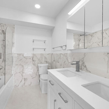 Master Bathroom: Sutton Place Three Bedroom Remodel