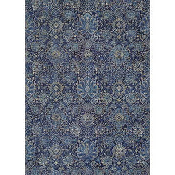 Couristan Easton Winslet Navy and Sapphire Area Rug, 2'x3'7"