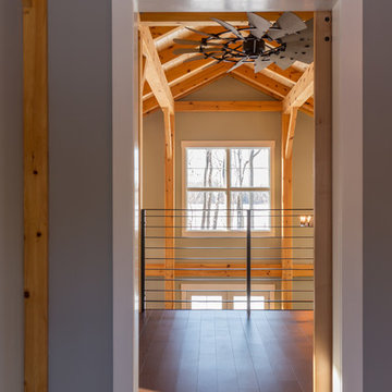 Hallway to Timber Frame Loft