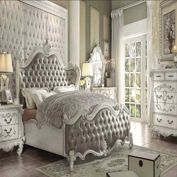 Versailles Vintage Grey Bedroom Set
