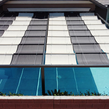 Slide wire canopy
