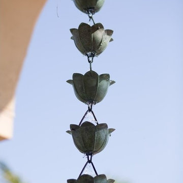 Copper Rain Chains