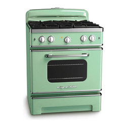 Big Chill - Big Chill Stove 30 in. wide - Jadite Green - Gas Ranges And Electric Ranges
