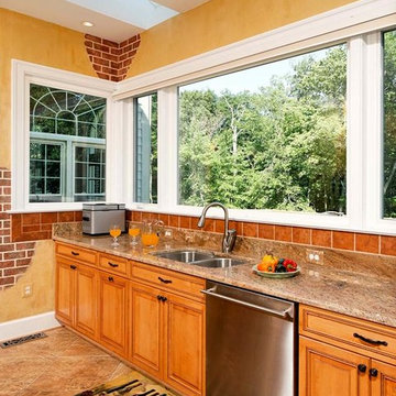 Custom Paint Job, Cabinets Bring Kitchen to Life