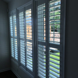 Solid vinly Plantation Shutters: PolyDesign - Interior Shutters