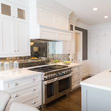 mirrored backsplash