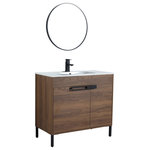 Legion Furniture - 36" Sink Vanity With KD Package, Plywood, Smc Top, No Faucet - Dimensions: L:36 x W:18 x H:33.5