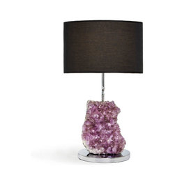 Cielo Amethyst Lamp - Table Lamps