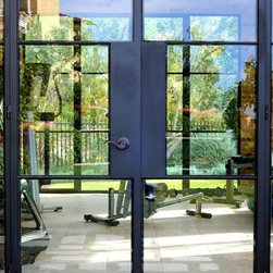 Steel French Doors Sidelights - Windows And Doors