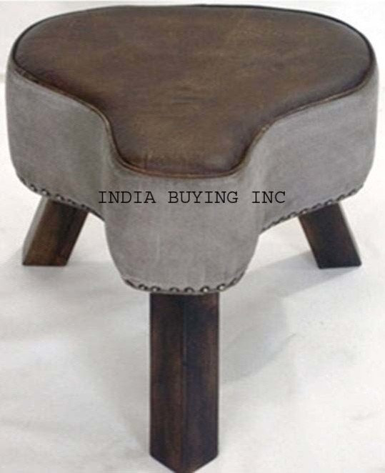 Industrial leather and canvas furniture from India buying inc