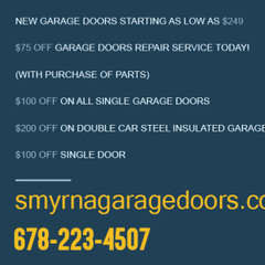 Smyrna Garage Doors