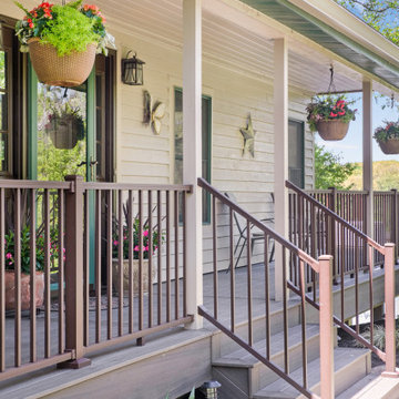 Custom Wrap Around Deck with Dry Space in White Lake, MI