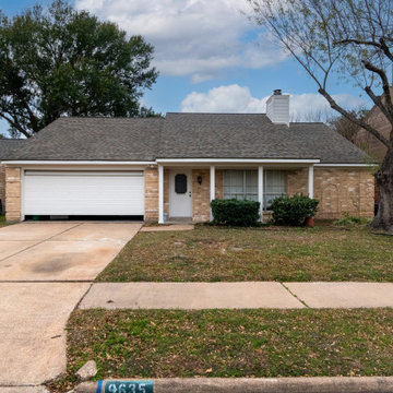 Brick Home Refresh with Hardie Siding, Fascia, Soffit, and Modern Column Replace