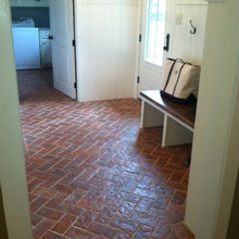 basement laundry and bathroom