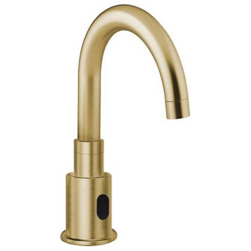 Fontana Commercial Brushed Gold Touchless Automatic Sensor Faucet