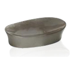 Belle & June - Arabesque Espresso/Coffee Oval Soap Dish - Bathroom Accessories