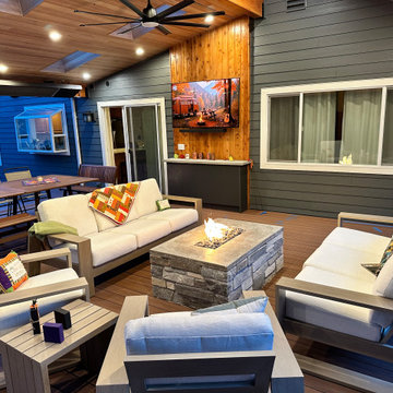 Multi-Angle Covered Deck