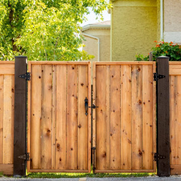 wooden fence