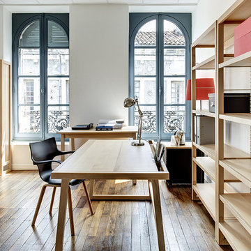 Bureau naturel bois massif 150 cm