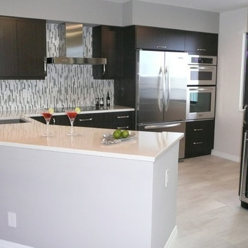 Slab Polyester Cabinet Doors