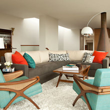 red and turquoise