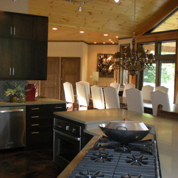Timber Frame River House